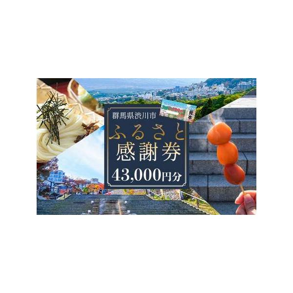 ふるさと納税 渋川市ふるさと感謝券 43,000円分（1000円×43枚） 伊香保