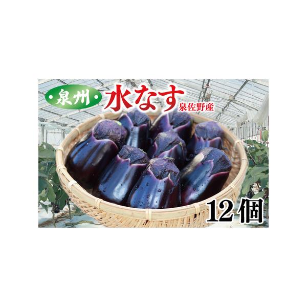 ■ 容量　ハウス水なす 12個　※画像はイメージです。■ 配送について　入金確認後、30日以内に発送予定　※品質保持のため、宅配ボックスへの配達や置き配などのご要望はお受けできません。　タイプ：【冷蔵】
