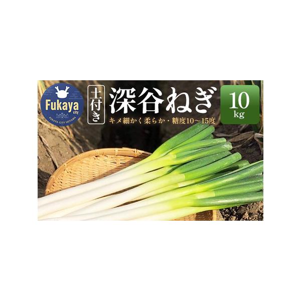 ■ 容量　土付き深谷ネギ　10kg■ 配送について　2025年11月上旬〜2026年4月下旬　タイプ：【常温】