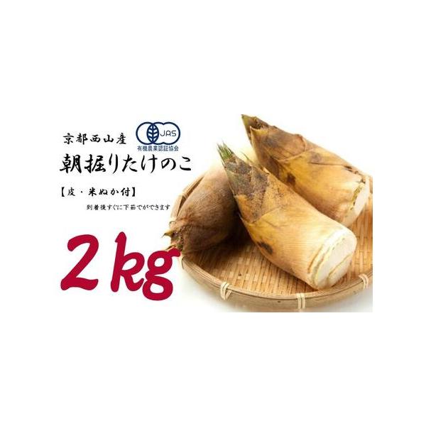 ■ 容量　たけのこ：２kg　【保存期限】　商品到着後は、できるだけ早く下茹で後、水に浸けた状態で（毎日水を取り替える）冷蔵庫で1〜2週間程度■ 配送について　2026年4月中旬以降、順次発送　【受付期間】　2025年9月9日〜2026年4月...