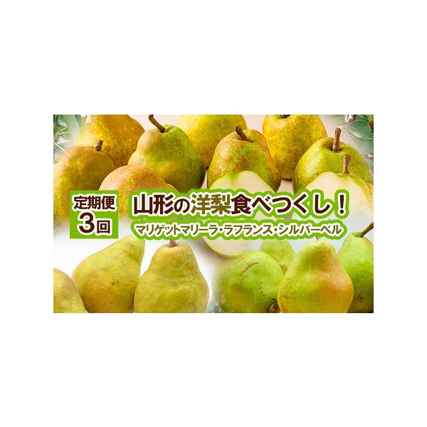 ■ 容量　【令和8年産】　【1回目】山形の洋梨マリゲットマリーラ秀品約5kg(7〜15玉) (9月5日〜9月30日) 冷蔵　　【2回目】山形のラ・フランス 秀品 5kg(10〜16玉/3L〜6L) (11月1日〜11月30日) 常温　　【3...