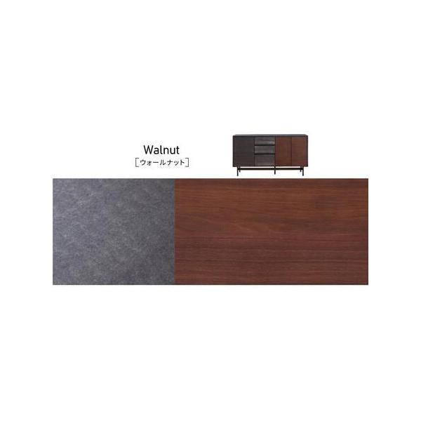 ふるさと納税 Alvin アルヴィン 150cm サイドボード＜ウォールナット＞