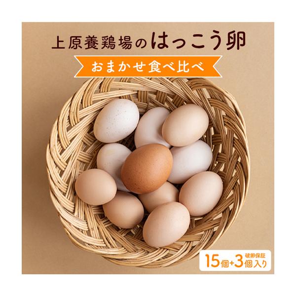 ふるさと納税 訳あり はっこう卵 3〜4種 おまかせ 食べ比べ 15個 ＋破卵保障3個 卵 種類 サイズ お任せ 訳アリ 3種 4種 白卵 赤卵 青卵 烏骨鶏 .. 沖縄県糸満市