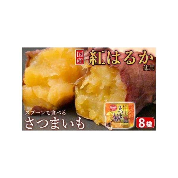 ふるさと納税 ZS-661 スプーンで食べるさつまいも 小分け焼き芋 8袋 約
