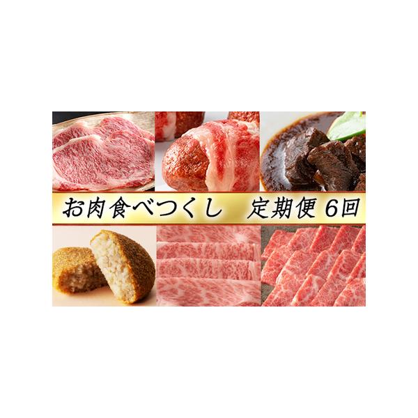 ふるさと納税 近江牛 定期便 6か月 6回 カネ吉山本 食べつくし定期便 -輝- Y129W 牛肉 ステーキ ハンバーグ ビーフシチュー コロッケ 滋賀県近江八幡市
