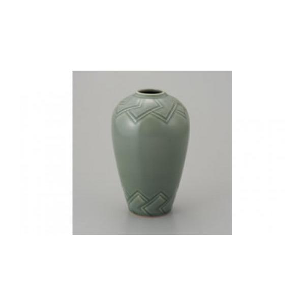 ふるさと納税 陶磁器・漆器・ガラス 兵庫県 丹波篠山市 青磁風車文花入