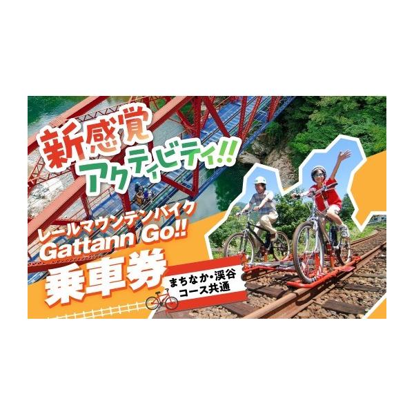 ふるさと納税 体験チケット 岐阜県 飛騨市 まちなか・渓谷コース共通 レールマウンテンバイクGattann Go 特別ご乗車券 飛騨神岡 体験 子供 キッズ チケット …