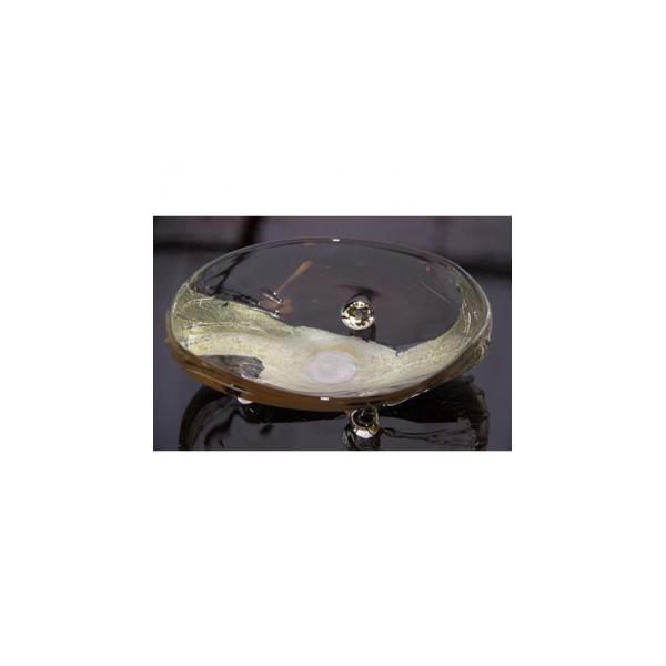 ふるさと納税 食器・グラス 皿 宮城県 村田町 ガラス工房Kirlo「銀彩三