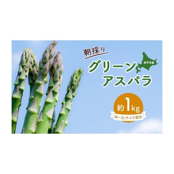 容量グリーンアスパラ 約1kg(サイズ混合2L、L、M）発送期日2026年4月中旬〜2026年6月中旬まで配送冷蔵 別送申込期日2026年5月31日まで事業者ほりぐち農園申込条件何度も申し込み可、オンライン決済限定
