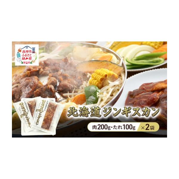 ふるさと納税 羊肉 北海道 赤平市 北海道ジンギスカン 300g×2袋 ラム肉