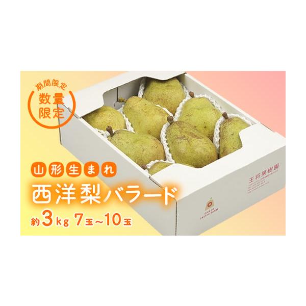 容量バラード3kg（7玉〜10玉）消費期限なし(完熟後はお早めにご賞味ください。)発送期日2026年10月上旬頃〜10月下旬頃配送常温 時間指定 別送申込期日2026年9月30日まで事業者株式会社やまがたさくらんぼファーム申込条件何度も申し...