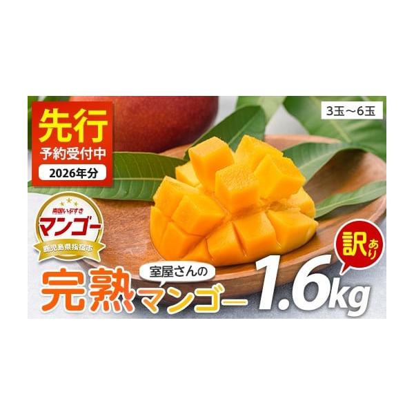 容量アップルマンゴー訳あり品：3〜6玉(約1.6kg)消費期限出荷日から約5日発送期日2026年6月上旬頃〜順次発送いたします。※生育状況により前後する場合ございますのでご了承ください。配送冷蔵 別送申込期日〜2026年7月下旬頃まで受け付...