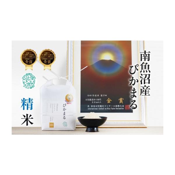ふるさと納税 米 新潟県 南魚沼市 令和8年産新米予約 精米2kg 南魚沼産ぴかまる 金賞受賞（米・食味分析鑑定コンクール）・農家直送_AG 銘柄米 ブランド米 精…