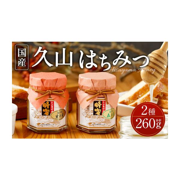 ふるさと納税 加工品等 はちみつ 福岡県 久山町 久山はちみつ 2種 国産