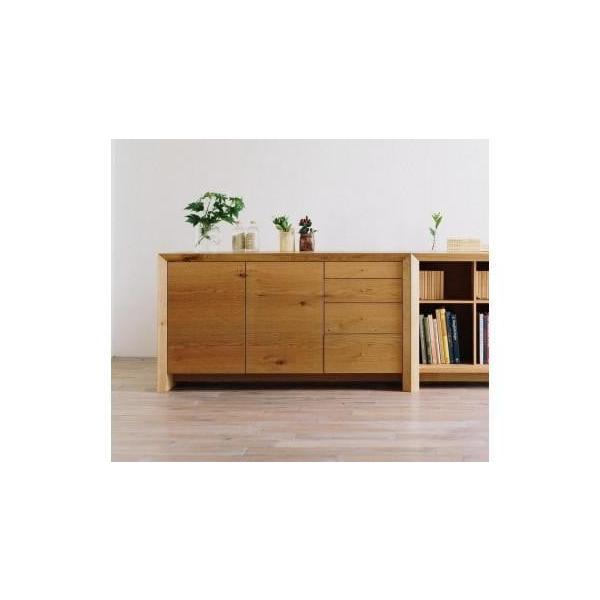 天然木オーク材チェスト 大川市製の高級収納家具