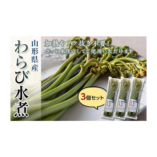 容量わらび水煮 150g×3個消費期限製造・加工後 150日間発送期日入金確認から、2〜6週間ほどでお届け配送常温 時間指定 別送申込期日通年事業者株式会社もがみ物産協会申込条件何度も申し込み可