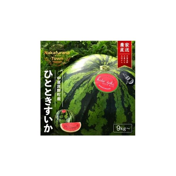 容量すいか(9kg〜)　1玉※商品の受け取り後は、すぐに商品の状態をご確認ください。発送期日2026年7月中旬〜7月下旬の発送になります。※天候により、多少前後する可能性がございます。配送常温 時間指定 別送申込期日〜6月下旬まで事業者酒井...