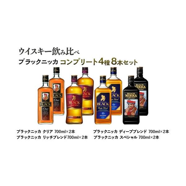 ふるさと納税 ウイスキー 栃木県 さくら市 飲み比べ ブラックニッカ