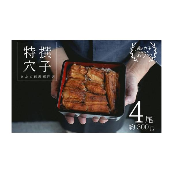 容量特撰焼きあなご 合計約300g 4尾入タレ約60g×2個入発送期日配送冷蔵 別送事業者民宿　青島申込条件何度も申し込み可