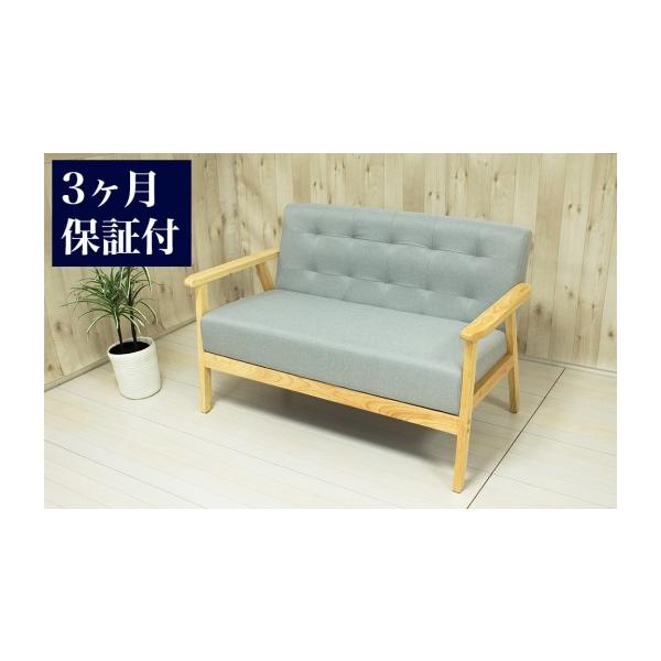 ふるさと納税 家具 和歌山県 海南市 2Pソファ オスロ グレー AKU101186602 グレー AKU101186602