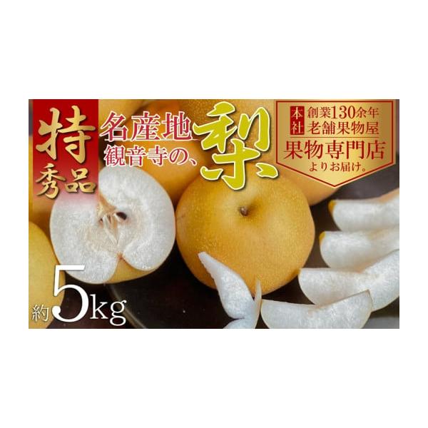 容量内容量：約5kg原産地：観音寺市消費期限発送日から冷蔵6日発送期日2026年8月中旬〜9月下旬配送冷蔵 別送申込期日2026年8月31日まで事業者くだもの畑 PonPon申込条件何度も申し込み可