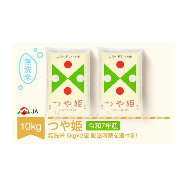 翌日発送 新米 山形県産 無洗米 つや姫 4月下旬精米 5kg×2 計10kg ふるさと納税 米 つや姫 山形県 村山市 新米 コメ 10kg 5kg×2 無洗米