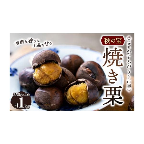 容量■お礼品の内容について・焼き栗[250g×4袋]原産地:かすみがうら市／加工地:かすみがうら市■原材料・成分栗消費期限■賞味期限:製造日から4ケ月(冷凍)発送期日〜2026-03-19　※離島にはお届けできません。配送冷凍 別送申込期日...