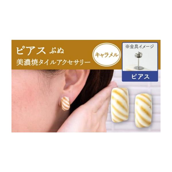 ふるさと納税 イヤリング 岐阜県 多治見市 美濃焼 ぷぬピアス