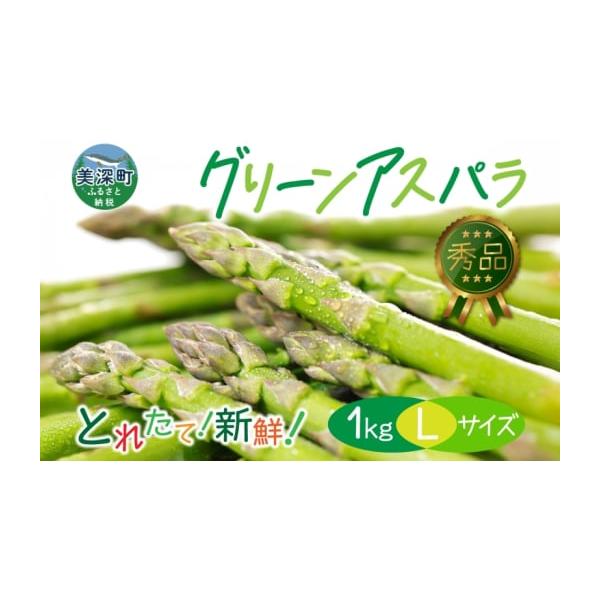 容量グリーンアスパラ1kg（秀品）L消費期限冷蔵5日発送期日2026年5月中旬〜2026年6月下旬配送冷蔵 別送申込期日2026年5月31日まで事業者北はるか農業協同組合申込条件何度も申し込み可