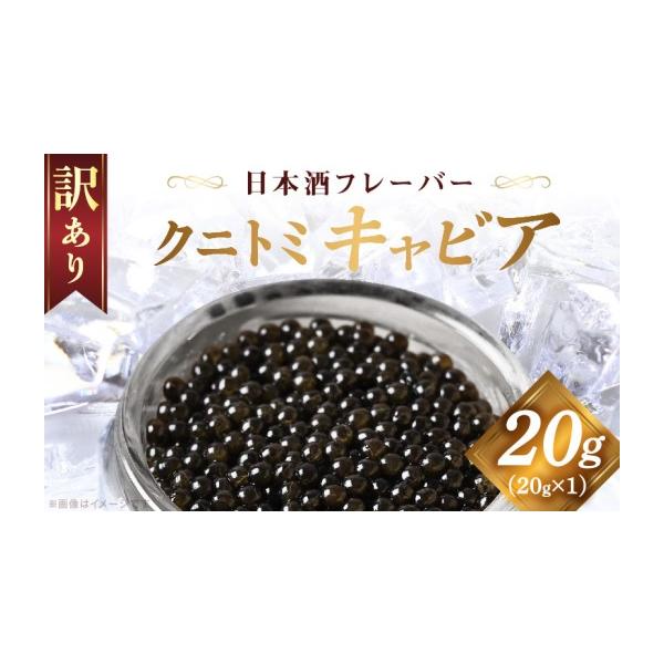 ふるさと納税 魚貝類 キャビア 宮崎県 国富町  訳あり クニトミキャビア 日本酒フレーバー 20g（20g×1）