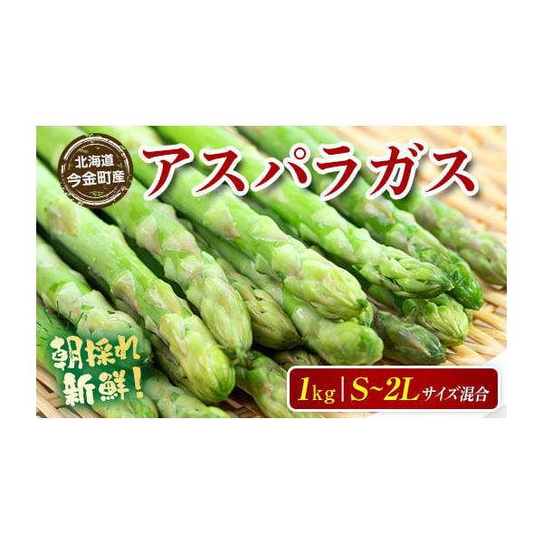 容量北海道今金町産グリーンアスパラ 約1kg（S〜2Lサイズ混合）消費期限商品到着後、冷蔵保存で4日程度※なるべく早くお召し上がり下さい。発送期日2026年3月下旬~6月中旬または2026年7月上旬~9月上旬配送冷蔵 時間指定 別送申込期日...