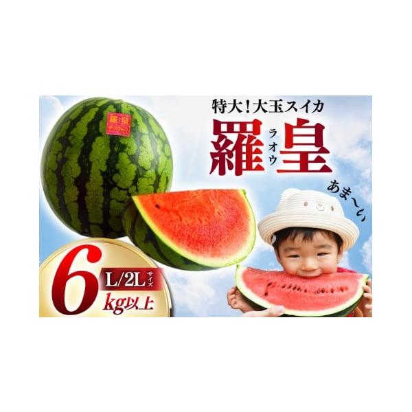 容量■内容量Lまたは2Lサイズ×1玉（6.0〜8.0kg程度／玉）※Lサイズ:6.0〜7.0kg程度／玉、2Lサイズ:7.0〜8.0kg程度／玉。※サイズの指定はできません。■原材料名大玉スイカ消費期限賞味期限：収穫日より7日程度（冷暗所で...