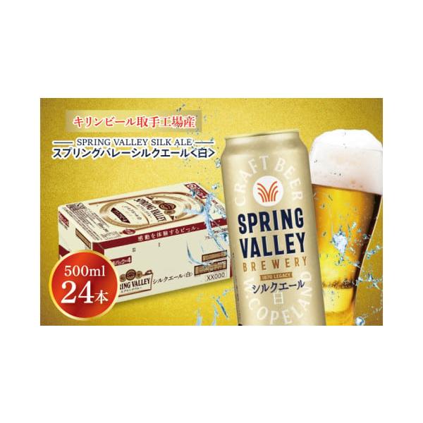キリンビール取手工場産 🎊 スプリングバレーシルクエール〈白〉350ml缶-24本×2ケース|KIRIN 麒麟 ビール クラフトビール SPRING.. 【シェーカー】 茨城県取手市