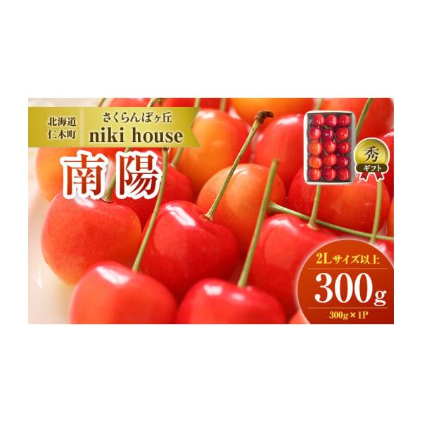 容量さくらんぼ（品種：南陽）サイズ：2L以上　 並べ300g（300g×1パック）※商品到着後、早めにお召し上がりください。※賞味期間：発送から3日程度（冷蔵） ※ふるさと納税返礼品地場産品基準(平成31年総務省告示第179号第5条)のうち...