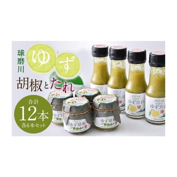 容量・ゆず胡椒：40g×6本・ゆずたれ：75g×6本【計12本】消費期限賞味期限：製造日から180日発送期日寄附確認後、30営業日以内に発送予定年末年始（12月・1月）は寄附確認後、60営業日以内に発送予定※天候や発送状況により多少前後する...