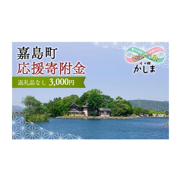 ふるさと納税 自治体にお任せ 熊本県 嘉島町 KK002 返礼品なし 熊本県嘉島町 ふるさと応援寄附金 3,000円分