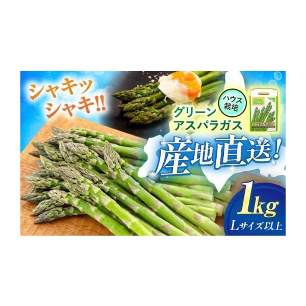 容量≪お届け内容≫グリーンアスパラガス1kg（L以上）【サイズの目安】※画像はMサイズを使用しています。＜長さ＞約24cm＜重さ＞Lサイズ以上：約21〜31g／本【原料原産地】喜茂別町消費期限到着後は、お早めにお召し上がりください。発送期日...