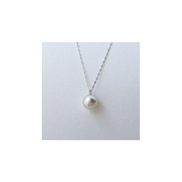 ふるさと納税 ネックレス 三重県 志摩市 真珠 ペンダント 8.5mm Pt850