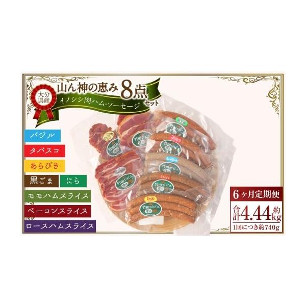 容量※1回あたりの内容量[8点セット]合計：約740g・ウィンナー粗挽き：約100g×1・ウィンナーバジル：約100g×1・ウィンナータバスコ：約100g×1・ウィンナー黒ごま：約100g×1・ウィンナーにら：約100g×1・ロースハムスラ...