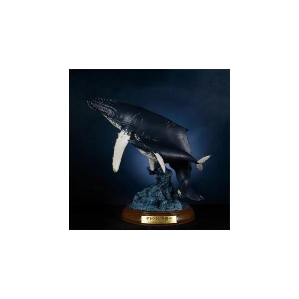 ふるさと納税 雑貨・日用品 インテリア 大阪府 門真市 NatureTales ザトウクジラ親子 フィギュア アニマルフィギュアコレクション 大阪府 門真市