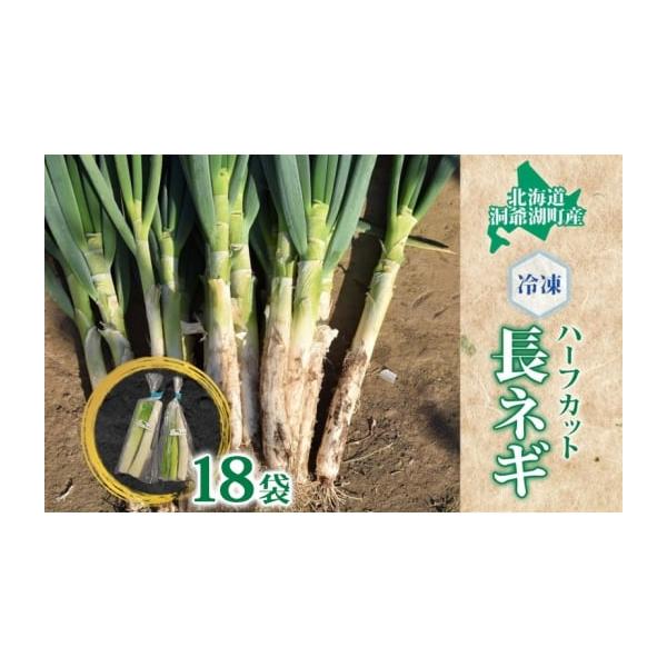 容量役に立ちます　冷凍カット野菜　長ねぎ1／2分×18袋▼返礼品の地場産品基準[地場産品類型1]区域内の農場における長ねぎの栽培消費期限冷凍365日発送期日配送冷凍 別送事業者洞爺湖地場産品協同組合（HY)申込条件何度も申し込み可