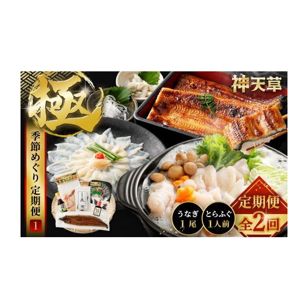 ふるさと納税 フグ 熊本県 上天草市 R8年熊本地震復興支援 2回定期便 極 季節めぐり定期便1 ふぐ フグ 河豚 とらふぐ トラフグ てっさ てっちり うなぎ ウナ…