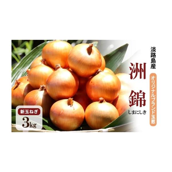 容量新玉ねぎ　オリジナルブランド玉葱『洲錦（しまにしき）』3kg消費期限常温で発送から30日発送期日2026年3月上旬〜2026年6月上旬配送常温 別送申込期日2026年5月23日まで事業者洲本農園申込条件何度も申し込み可