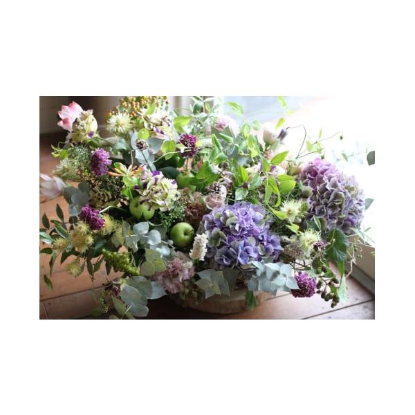 静岡県清水町の季節の花アレンジメント定期便