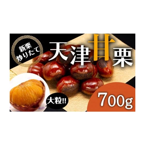 容量無添加 大粒天津甘栗 700g 原材料：栗(中国河北省青龍)、水飴、植物性油脂消費期限発送日から7日以内保存方法：一度に食べきれない場合は冷凍庫で保管発送期日寄附のご入金後、１週間以内を目途に発送いたします。配送常温 時間指定 別送申込...