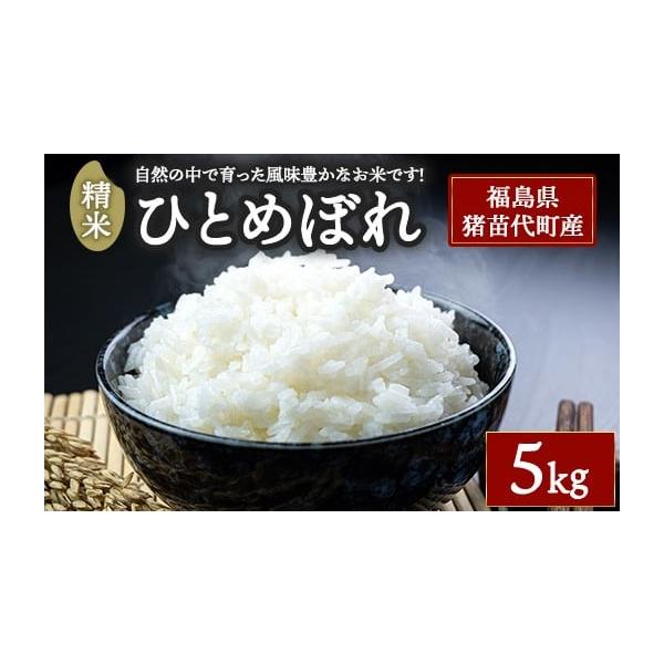 ふるさと納税 米 ひとめぼれ 福島県 猪苗代町 令和7年度産 精米 5kg