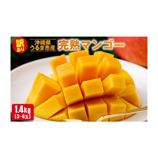 容量完熟マンゴー 訳あり品1.4kg（3〜6玉）消費期限目安としてお届けから7日程度。生ものですので到着後はお早めにお召し上がりください。発送期日2026年7月頃から収穫に合わせて申込順に発送を行います。※天候や収穫状況により前後する可能性...