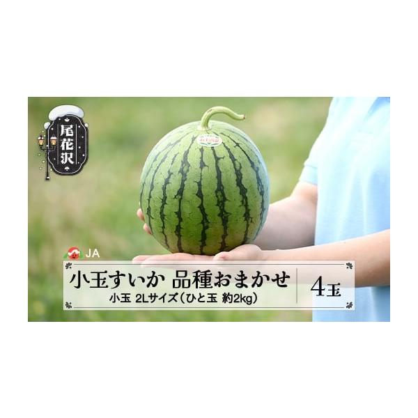 容量小玉すいか 品種おまかせ(ひとりじめ または ピノガール より1品種)※すいかの種類はお選びいただけません。Lサイズ 約3kg前後×4玉※2kg／玉に満たない場合もございます。消費期限発送から7日以内発送期日令和8年7月中旬〜7月下旬頃...