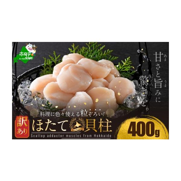 ふるさと納税 魚貝類 ホタテ 北海道 別海町 訳あり 北海道産 冷凍 ホタテ 計 800g（ 400g × 2箱 ）（ ほたて ホタテ 帆立 貝柱 ホタテ貝柱 ほたて貝柱 海鮮 …