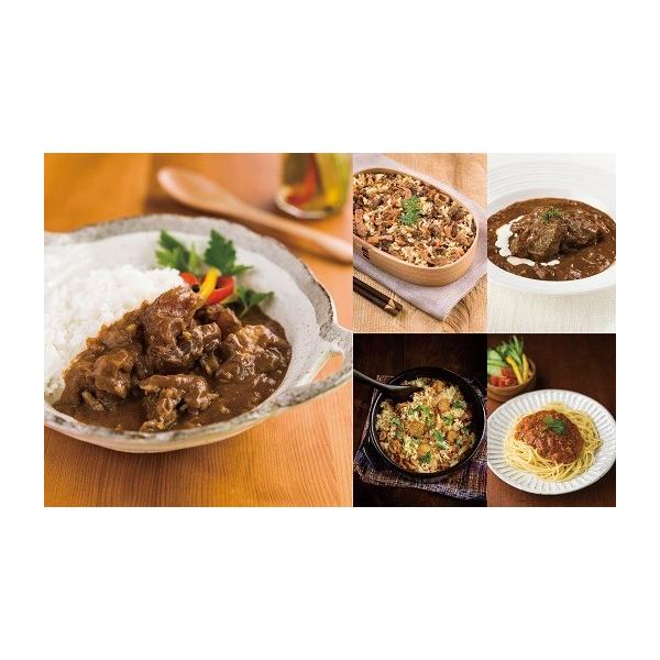 ふるさと納税 加工品等 レトルト 岩手県 久慈市  ７月発送分 厳選素材・保存料・化学調味料・食品添加物不使用 「農舎のレトルト5点セット」国産 牛 濃厚 ミー…
